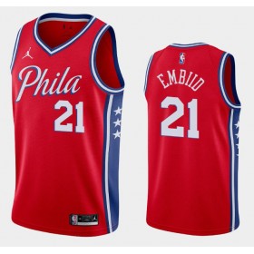 Philadelphia 76ers Joel Embiid 21 Jordan Brand 2020-2021 Statement Edition Miesten Pelipaidat Swingman